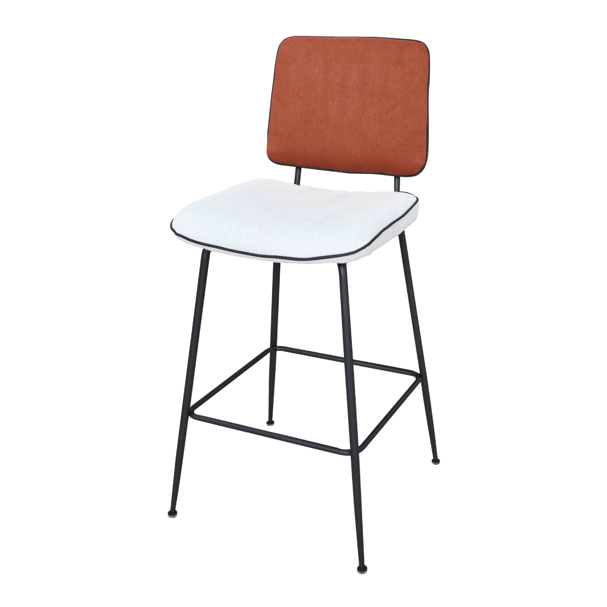 Chaise de bar en tissu