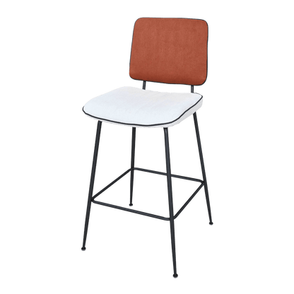 Chaise de bar en tissu