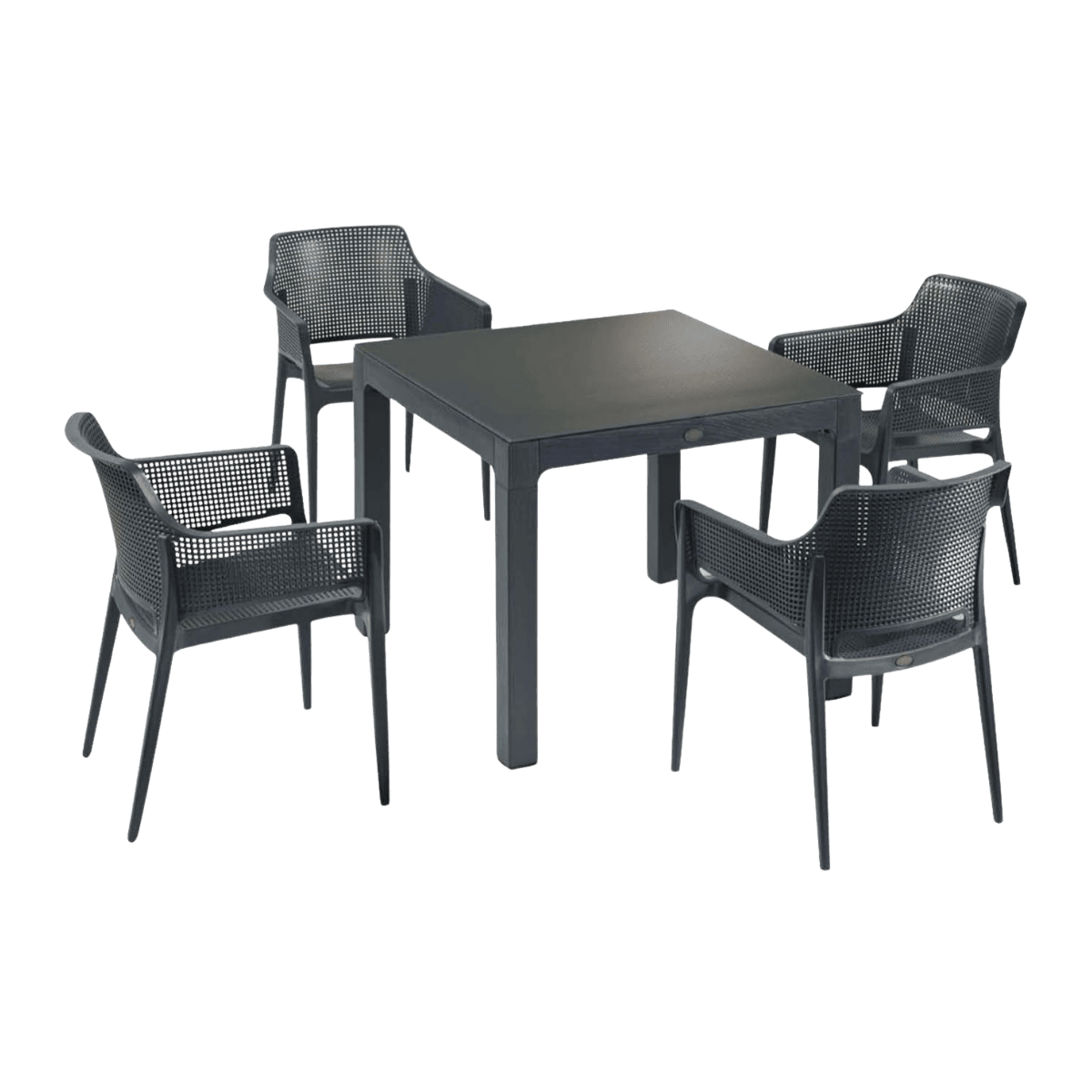 Table de jardin + 4 chaises