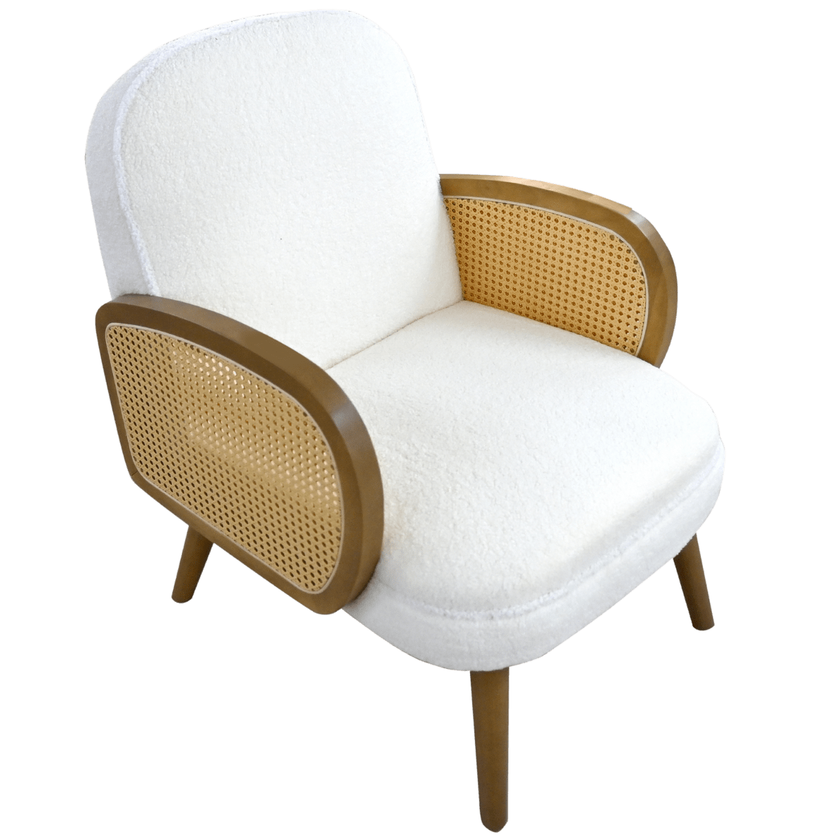 Fauteuil club tissu