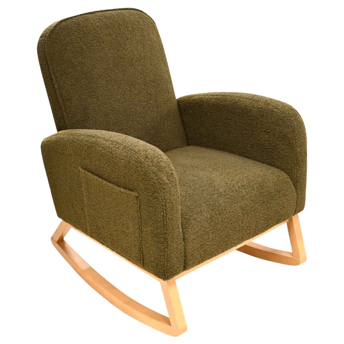 Fauteuil à bascule tissu