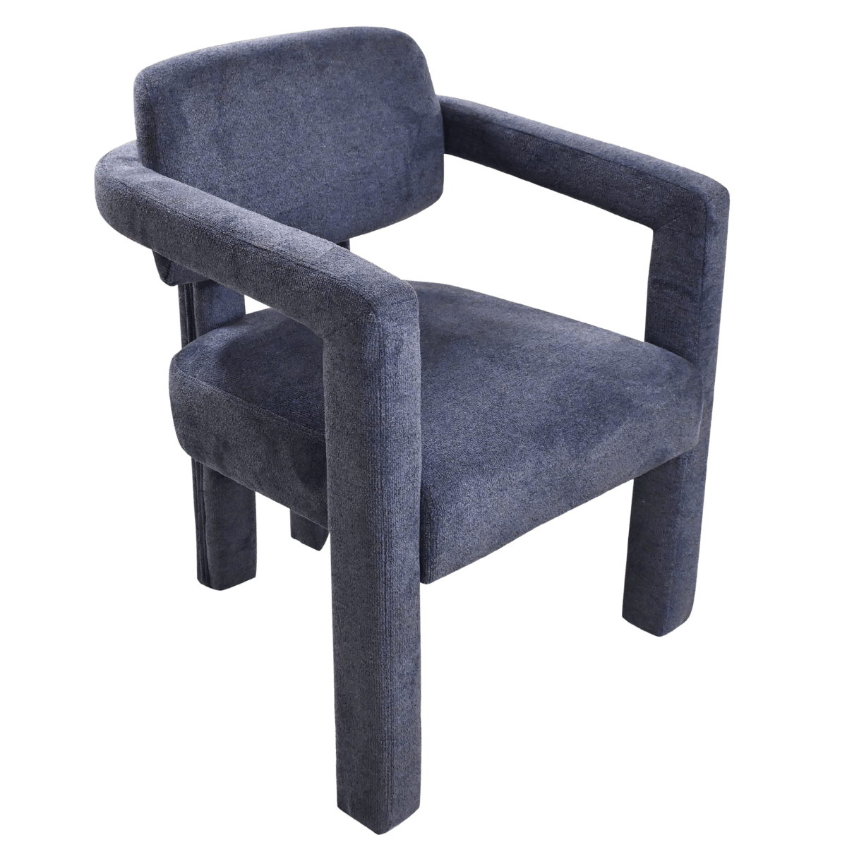 Fauteuil club tissu chenille