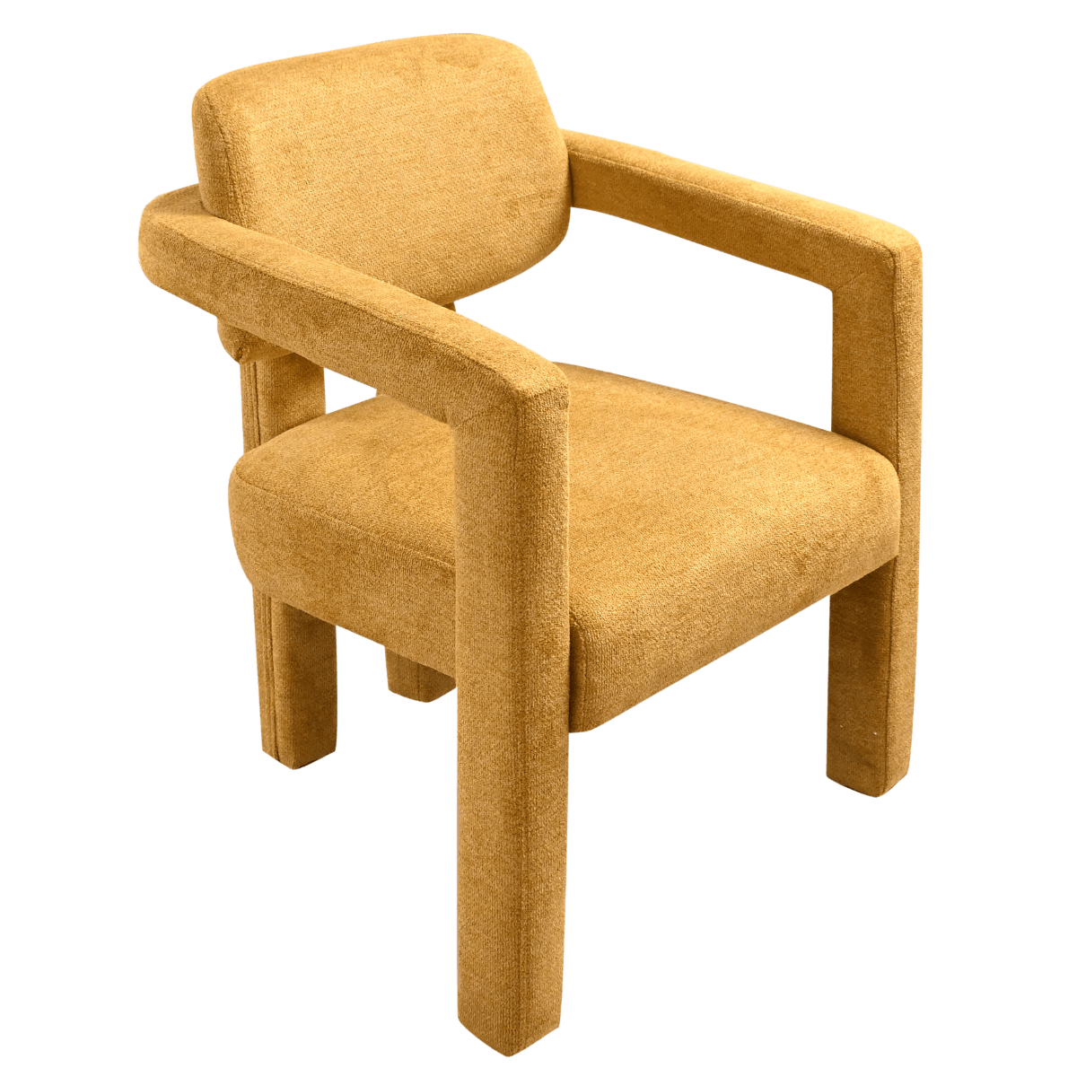 Fauteuil club tissu chenille