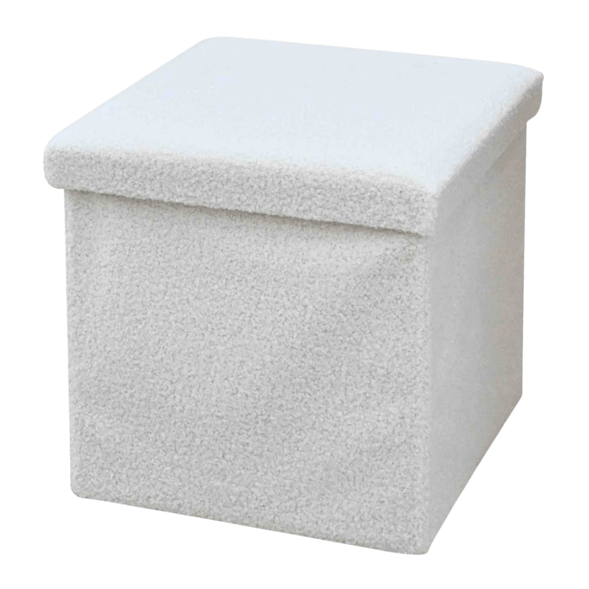 Pouf de rangement en tissu