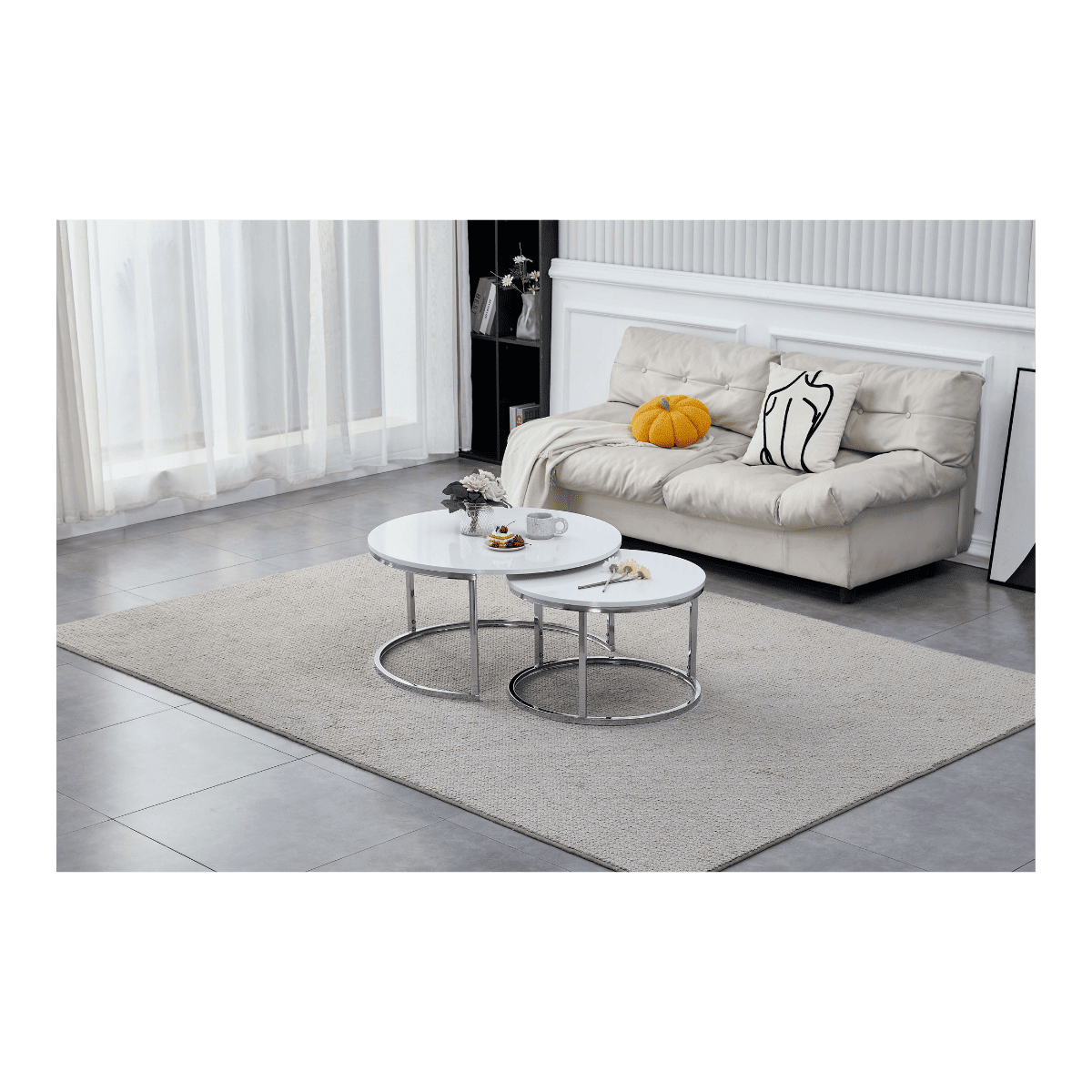SET DE 2 TABLES BASSES