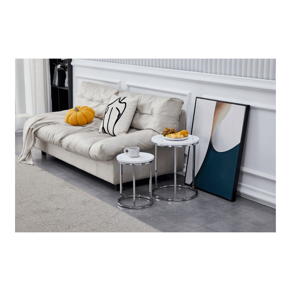 SET DE 2 TABLES DE COIN