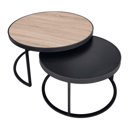SET DE 2 TABLES BASSES