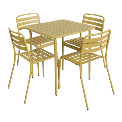 Table de jardin + 4 chaises