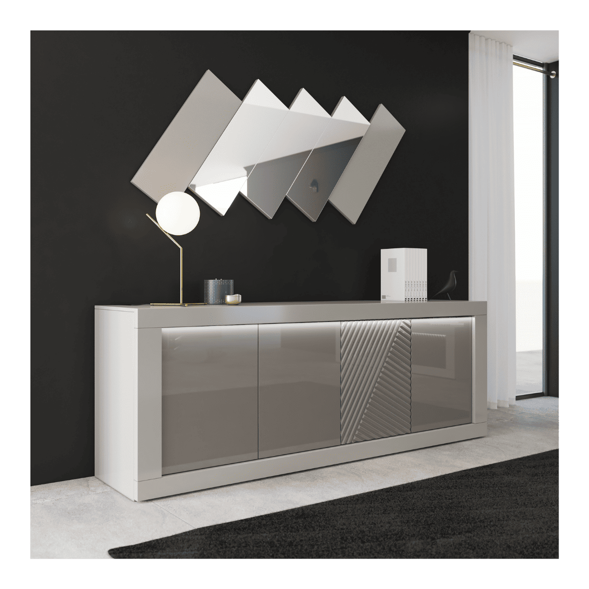 Buffet avec miroir JANE