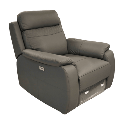 Fauteuil relax en cuir avec mécanisme