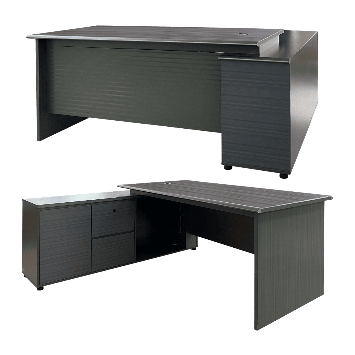 Bureau 180 cm GREY OAK
