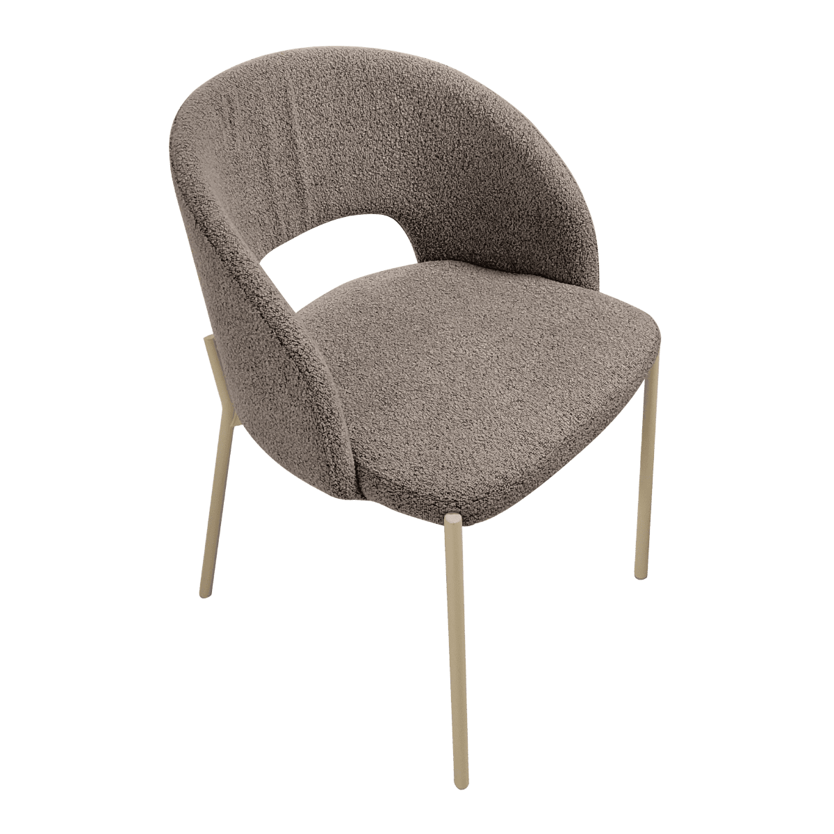 Chaise pour table à manger en tissu