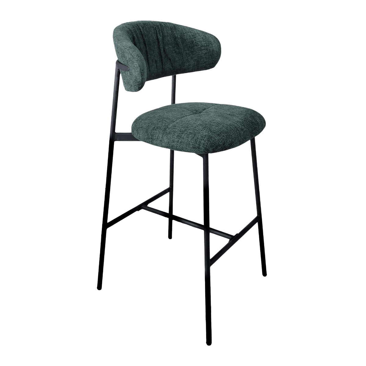 Chaise de bar en tissu