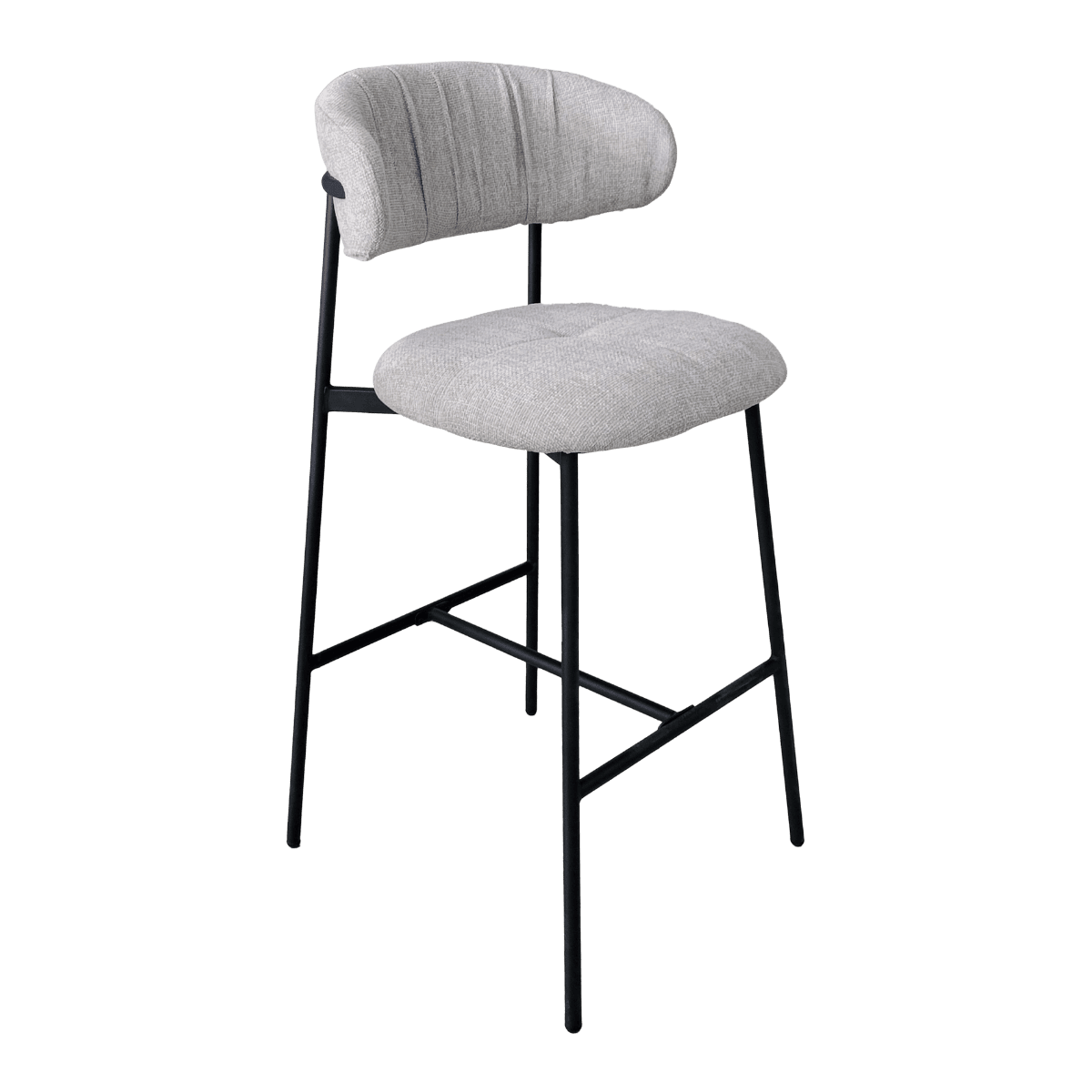 Chaise de bar en tissu
