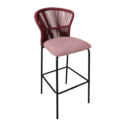 Chaise de bar en tissu