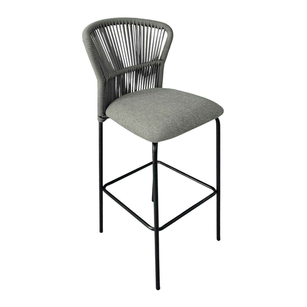 Chaise de bar en tissu