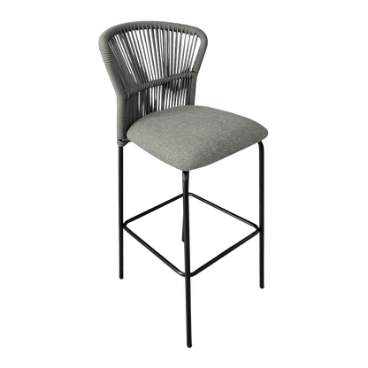 Chaise de bar en tissu