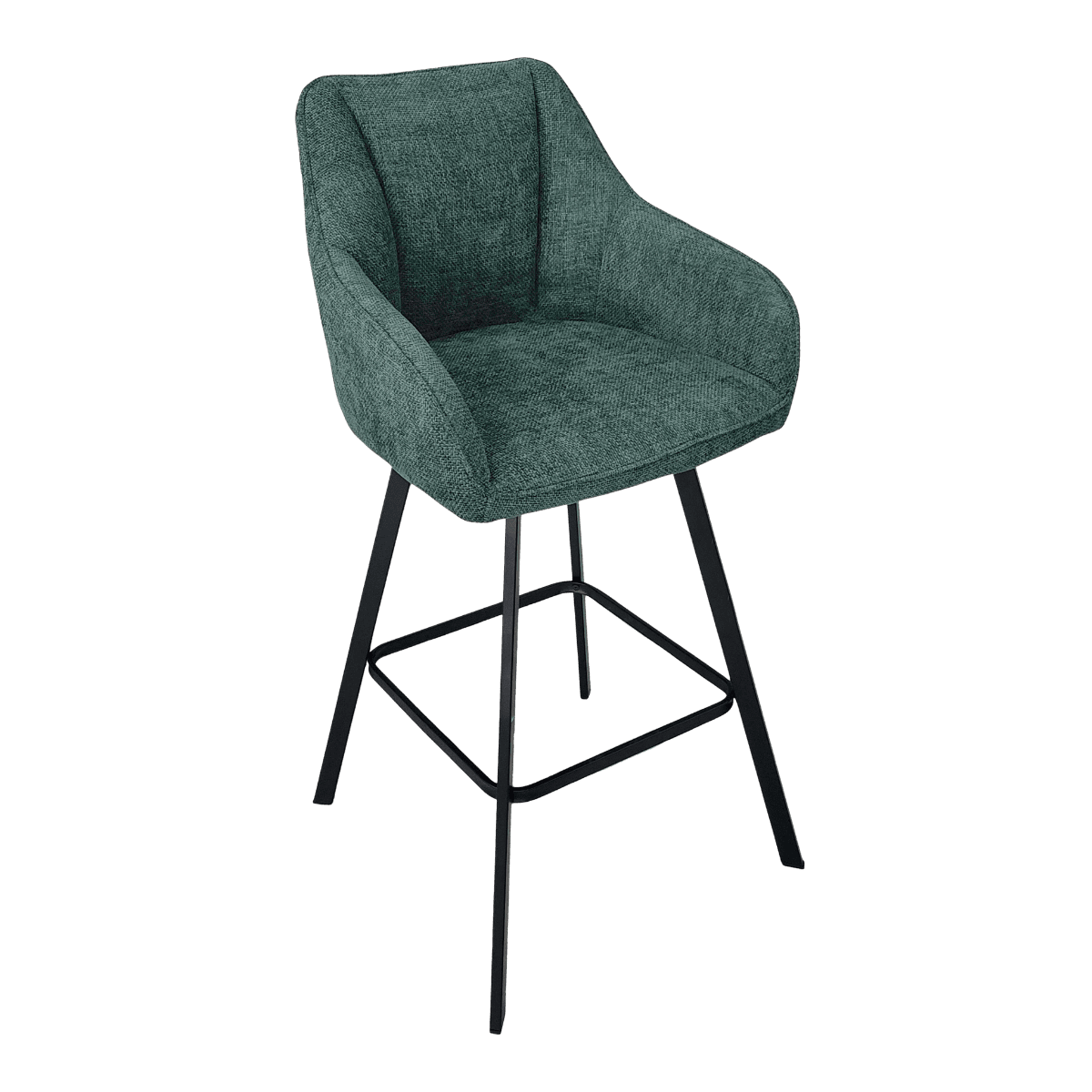 Chaise de bar en tissu