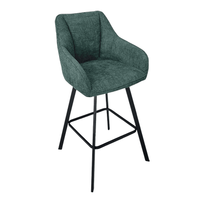 Chaise de bar en tissu
