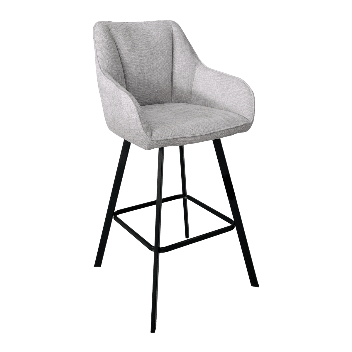 Chaise de bar en tissu