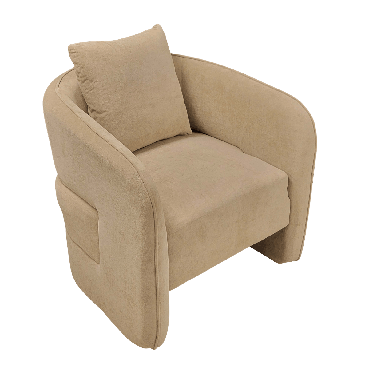 Fauteuil club en tissu