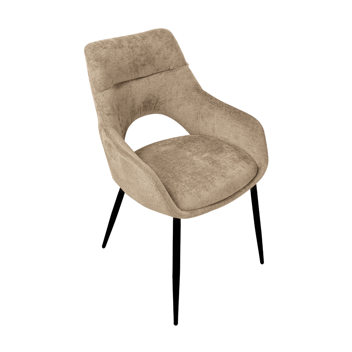 Chaise pour table à manger en tissu