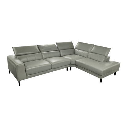 Salon d'angle en cuir