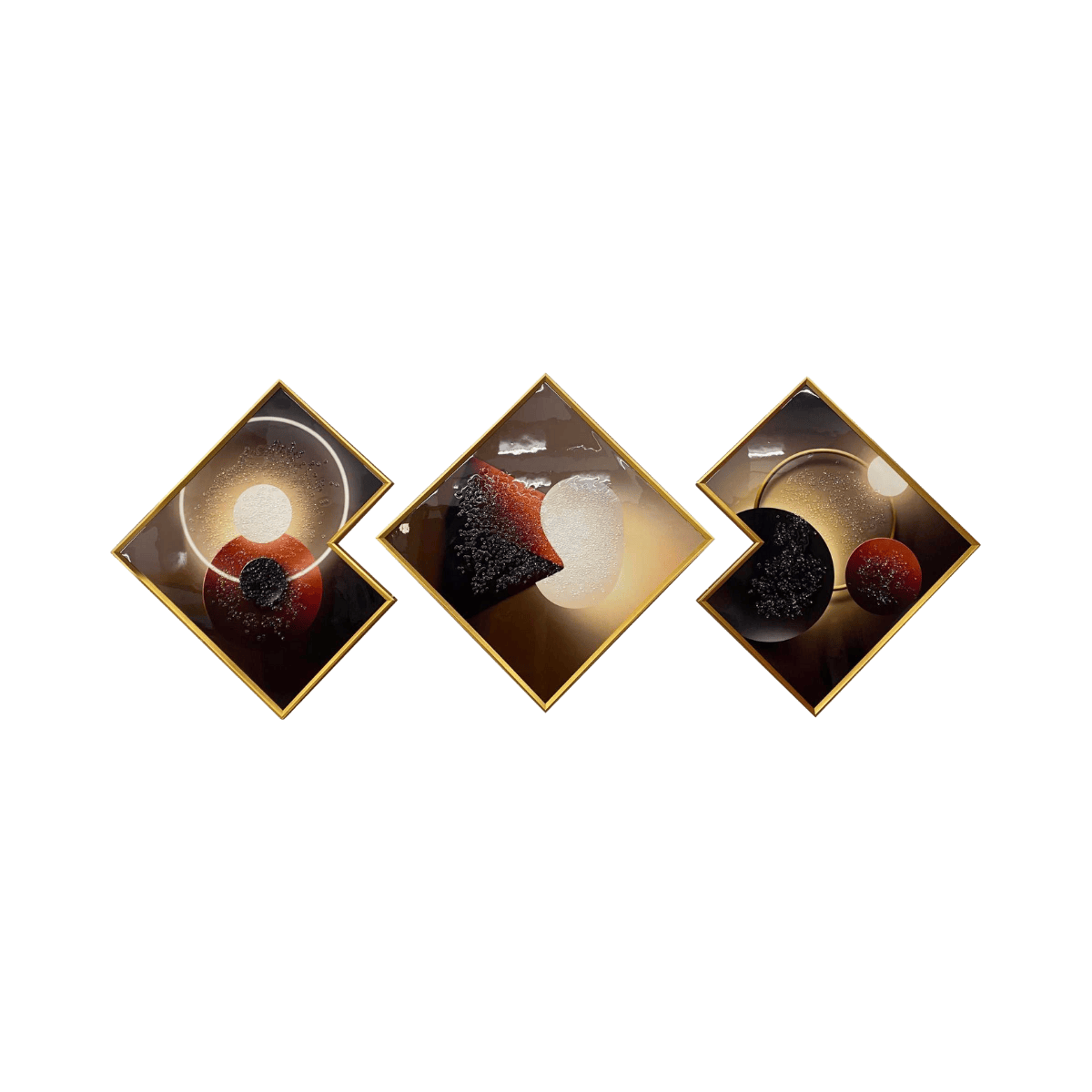 Set de 3 tableaux GEOMETRIQUES