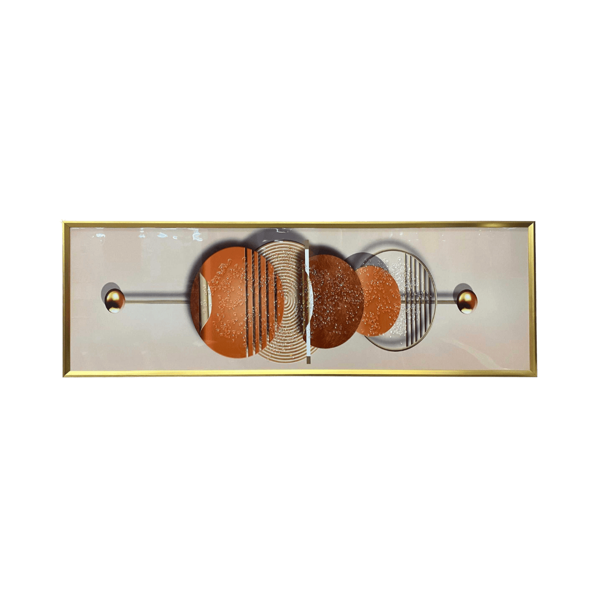 Tableau en verre ORANGE