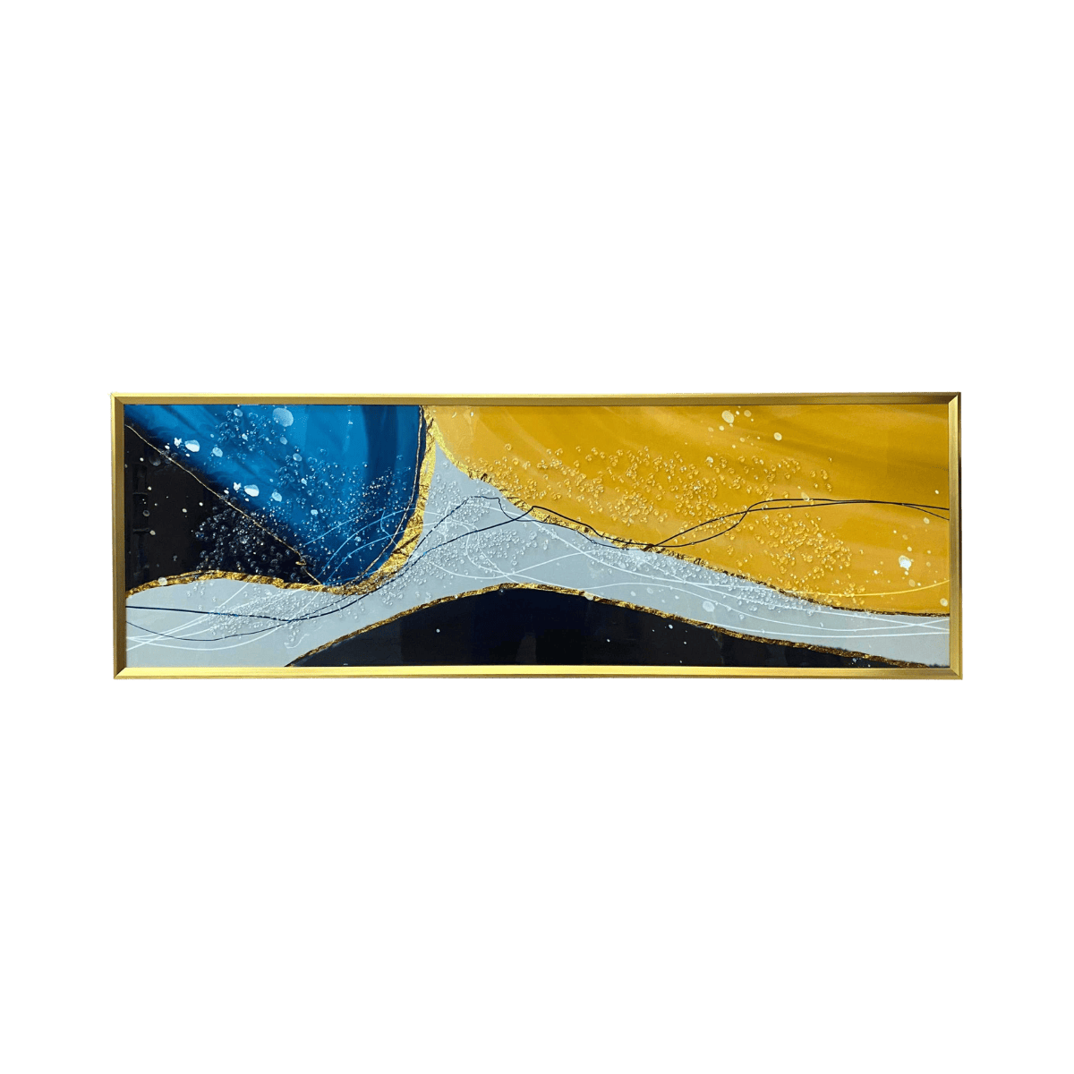 Tableau en verre MUSTARD