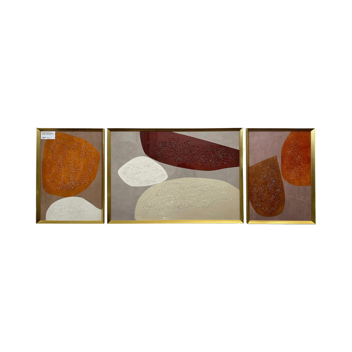 Set de 3 tableaux GEO FLORAL