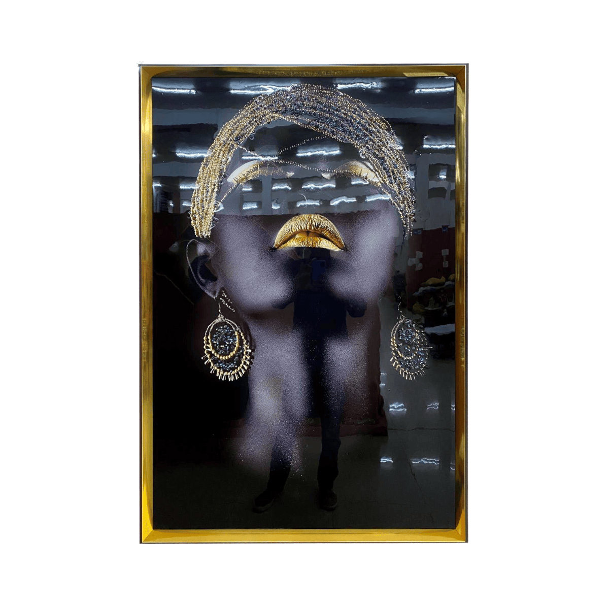 Tableau en verre FEMME AFRICAINE