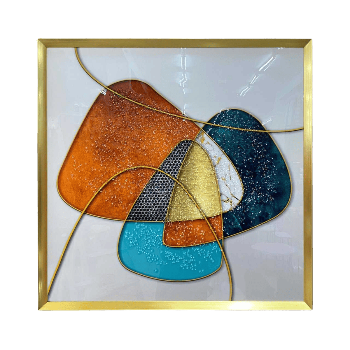 Tableau en verre FLORA