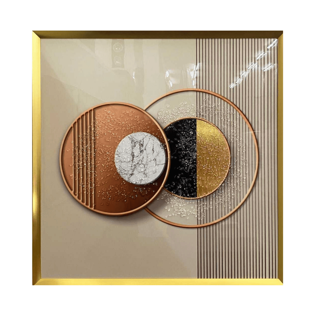 Tableau en verre BRONZE