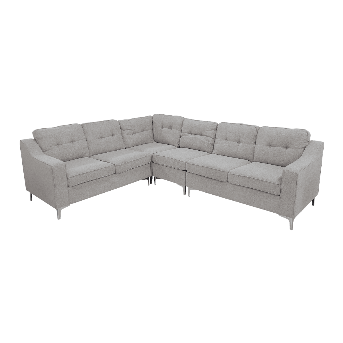 Salon d'angle en tissu