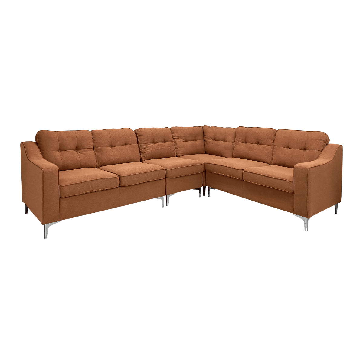 Salon d'angle en tissu
