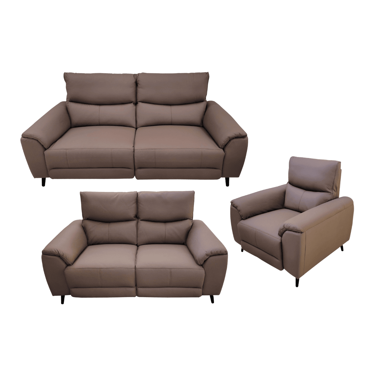Salon 3+2+1 en cuir