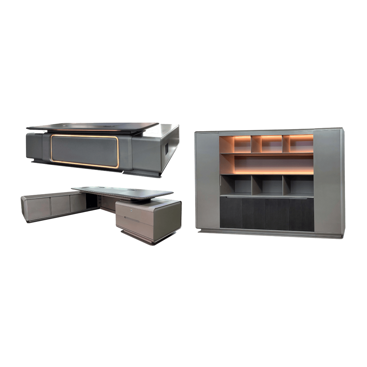 Bureau Président + Armoire SOLAR