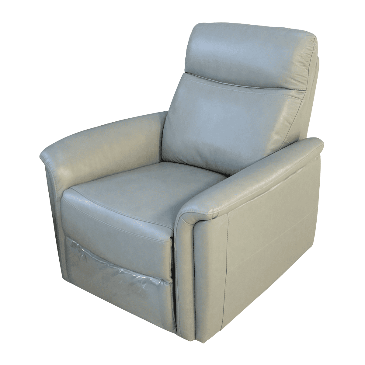 Fauteuil relax en cuir avec mécanisme manuel