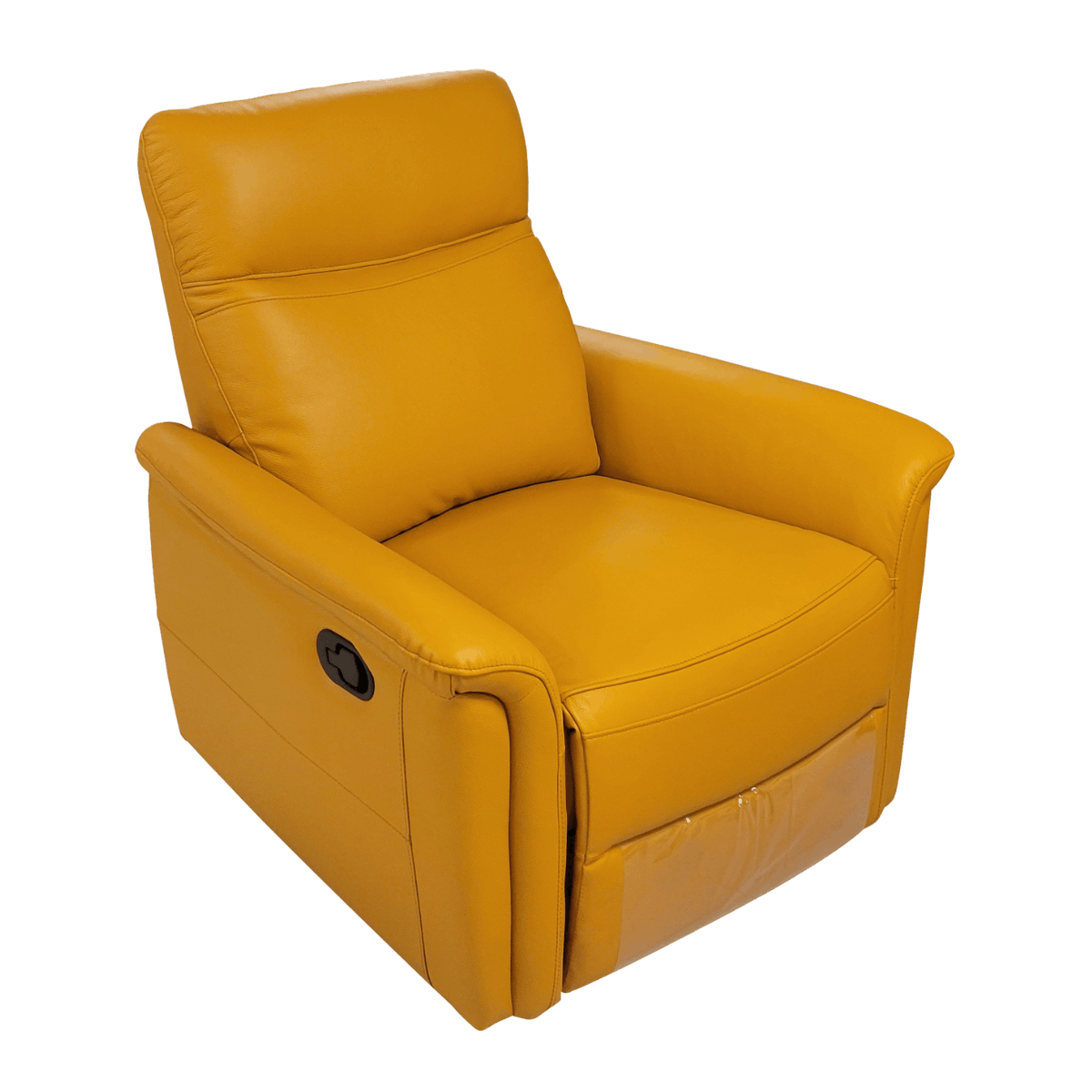 Fauteuil relax en cuir avec mécanisme manuel