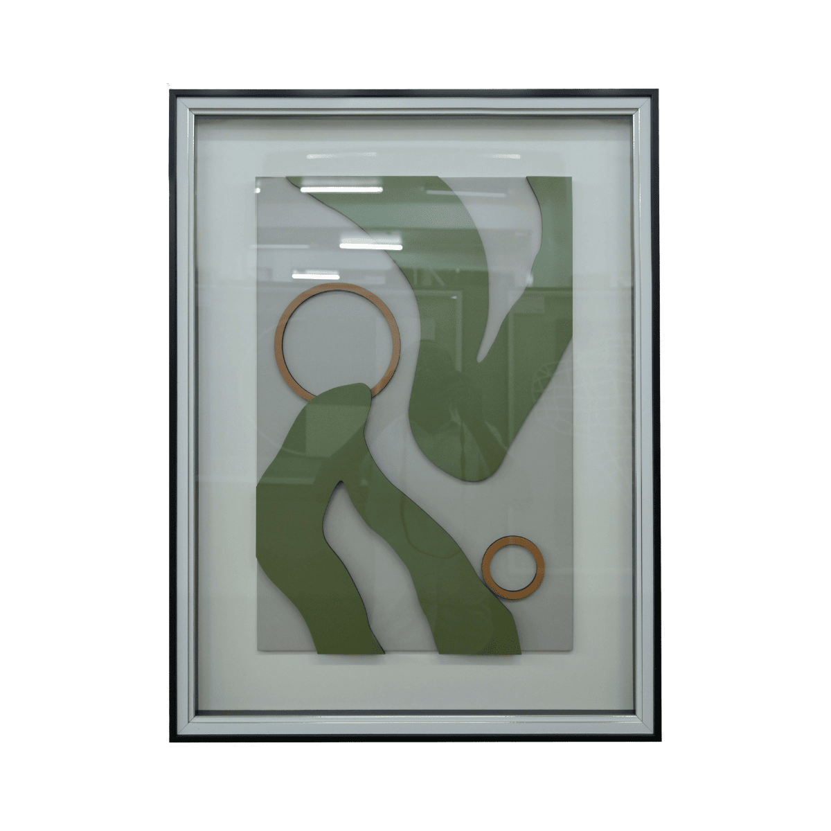 Tableau en verre 3D GREEN