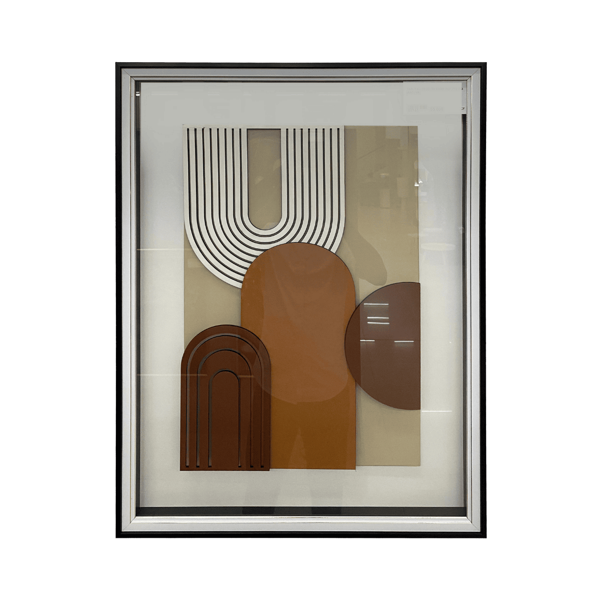 Tableau en verre 3D CURVY