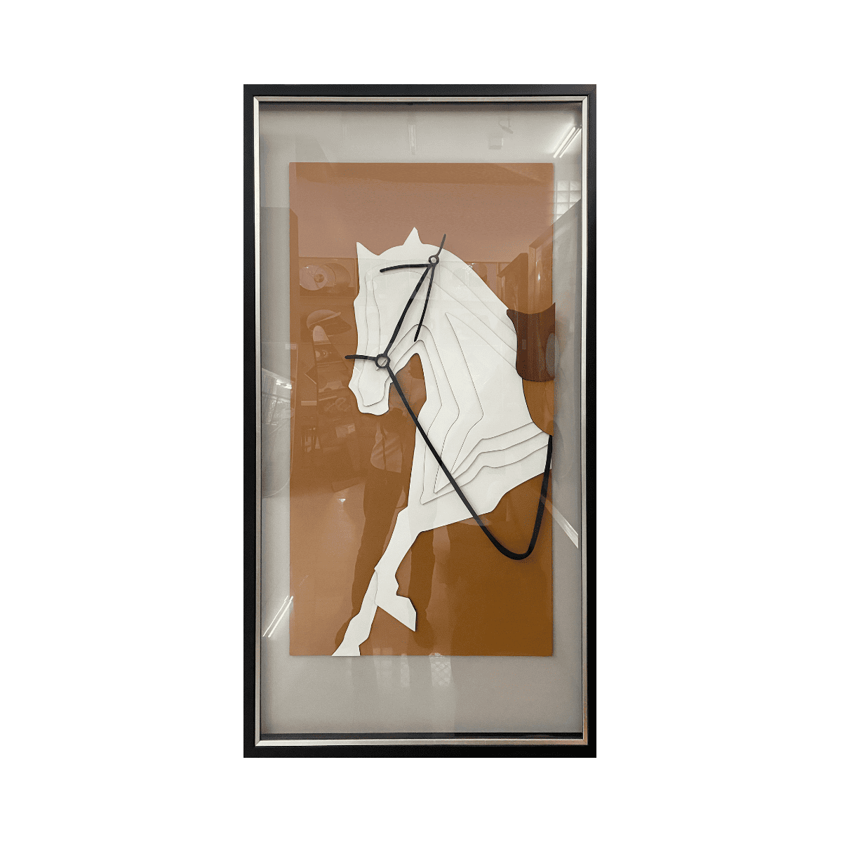 Tableau en verre 3D HORSE