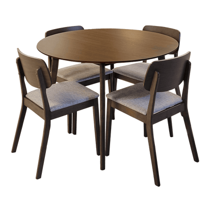 Table à manger en bois + 4 chaises JANE GREY