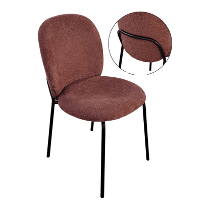 Chaise pour table à manger en tissu