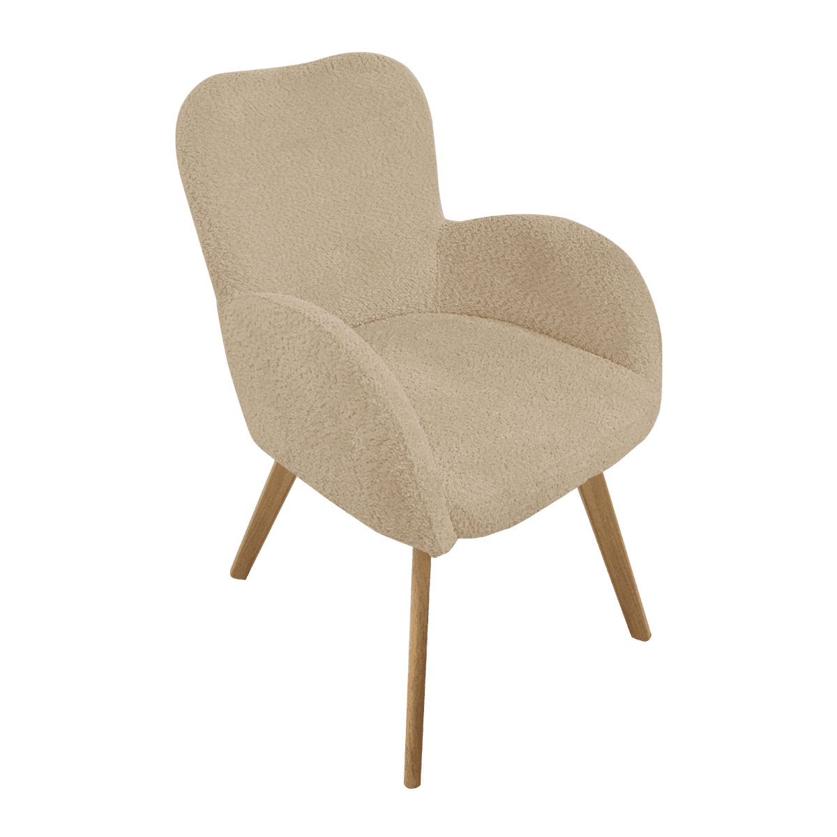 Chaise pour table à manger en tissu