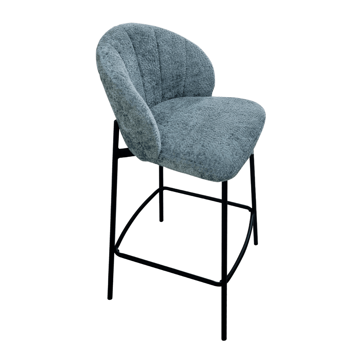 Chaise de bar en tissu
