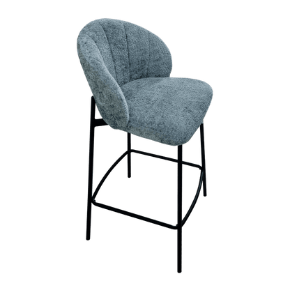Chaise de bar en tissu