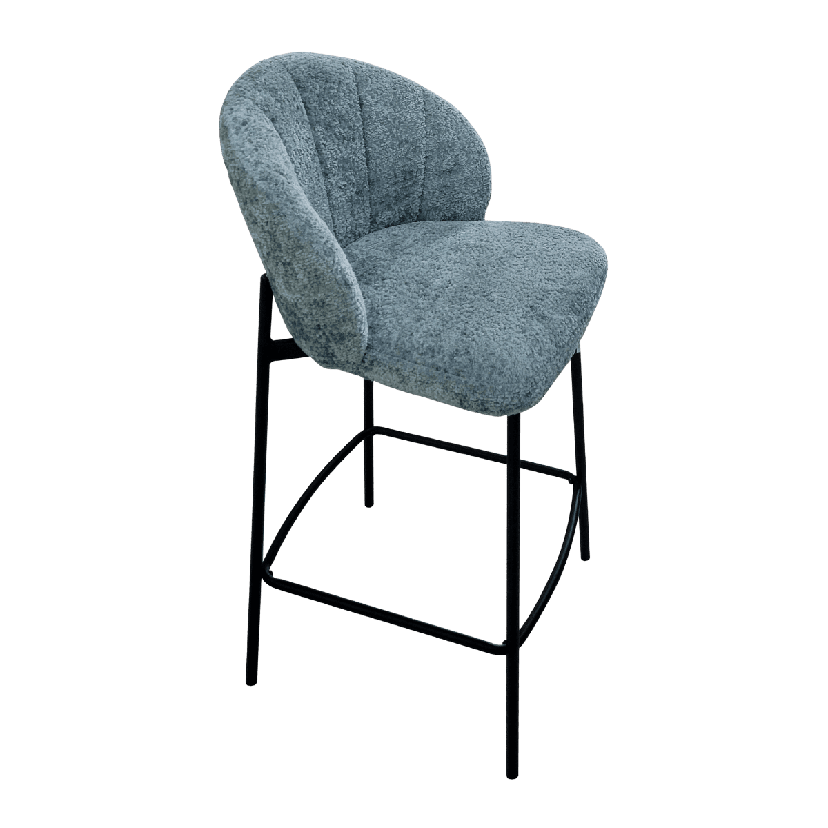 Chaise de bar en tissu