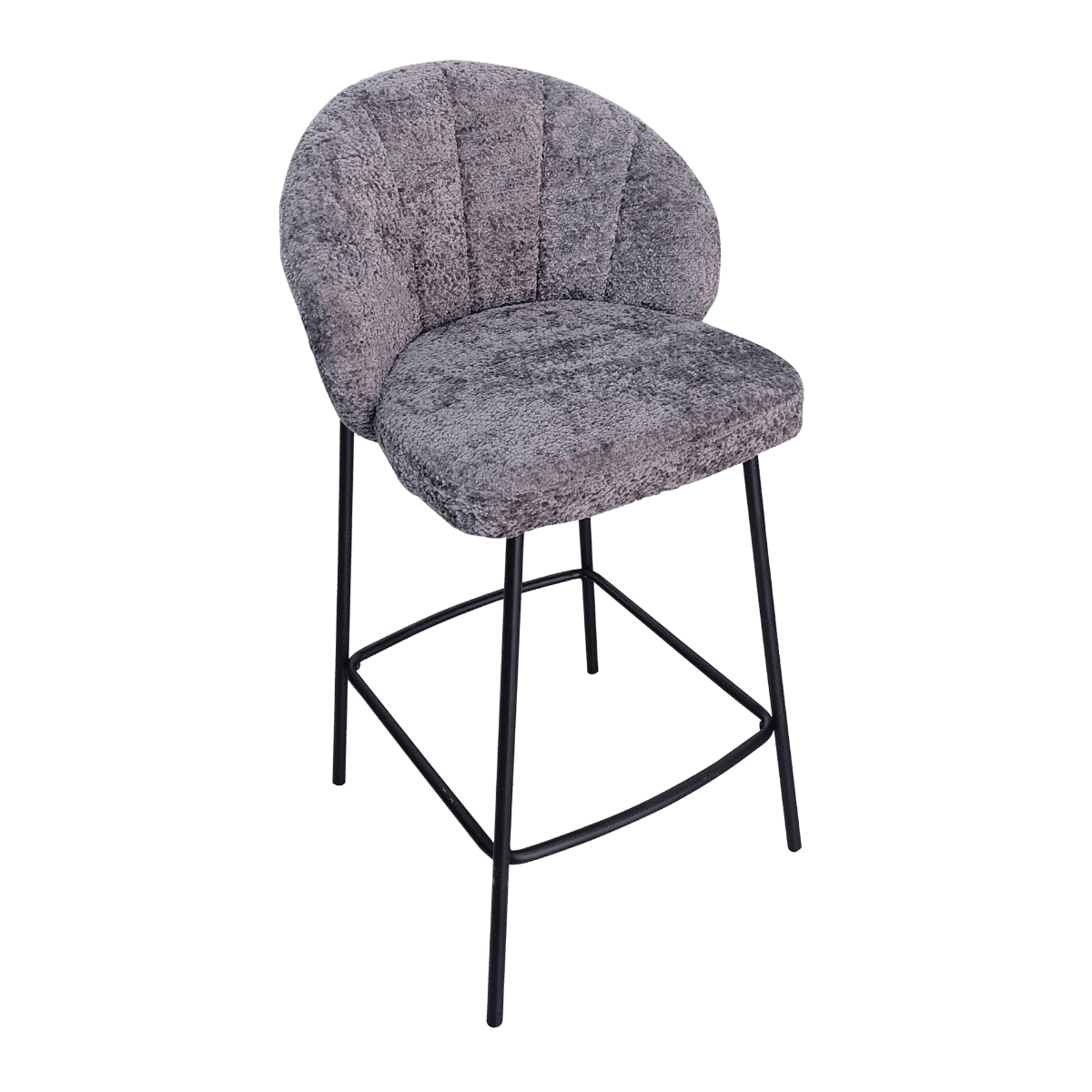 Chaise de bar en tissu